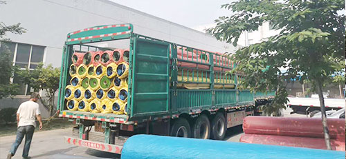  燙金轉移膜出貨現場